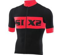 Sixs Luxury Short Sleeve Jersey Nero S Uomo Black / Red
