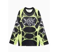 Jersey T-Shirt con grafica Oversize a maniche lunghe Nike Project F.R.O.G. Jelly Cage per uomo Ref. IF1294-010 Colore Nero Giallo Taglia S