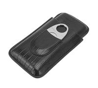 jerss Accessori per Custodie in Pelle per Sigari Porta Taglierina Portatile in Tessuto Pregiato Tagliasigari per Portasigari Humidor Scatole per Fumatori da Viaggio