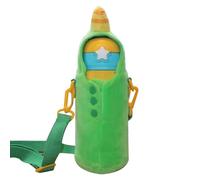 Jeruytgh Kids Water Bottle Carrier | Cute Dinosaur Cup Sleeve | Water Bottle Holder for Kids | Portable Water Bottle Carrier | Adjustable Shoulder Water Holder | Adjustable Shoulder Strap for Kids