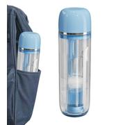 Jeruytgh Kit da viaggio per spazzolino da denti, contenitore da viaggio multifunzione antipolvere e portaspazzolini pieghevoli per casa, lavoro, campeggio, scuola