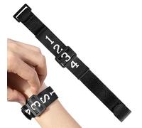 Jeruytgh Polso numerato da calcio, indicatore di calcio in basso - Clip per catena da arbitro in nylon - Accessori per partite sportive, indicatore per arbitro, clip laterale scorrevole per arbitri di