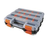 Jeruytgh Scatola organizer per ferramenta, contenitore con divisori rimovibili, per dadi e bulloni, perline, gioielli, componenti elettronici, artigianato, garage, ufficio, casa, elettricisti