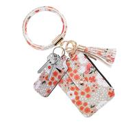 Jeruytgh Thin Card Case | Floral Wallet | Compact Card Holder Wallet | Small Wallet | Lightweight Travel Wallet | Lightweight and Portable for Holds ID, Credit Cards, and Keys in Everyday Use