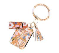 Jeruytgh Thin Card Case | Floral Wallet | Compact Card Holder Wallet | Small Wallet | Lightweight Travel Wallet | Lightweight and Portable for Holds ID, Credit Cards, and Keys in Everyday Use