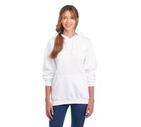 Jerzees Felpa con Cappuccio da Uomo, Felpa con Cappuccio - Bianco, L