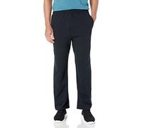 Jerzees Men's Adult Open Bottom Sweatpants, Black, Small