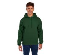 Jerzees Men's Black Adult Pullover Hooded Sweatshirt, Forest Green, Small