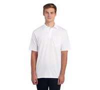 Jerzees Polo da uomo a maniche corte con tasca, bianco, M
