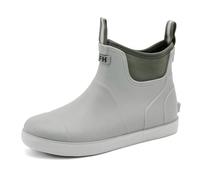 Jesindr Stivali Gomma Uomo Da Pioggia, Stivali Da Pesca, Antiscivolo Leggere Comode Shorty Boots, Impermeabile Nero Scarpe Da Giardino