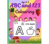 Jesintha Bhaska ABC & 123 Coloring Fun: Learning Letters and Numbers (Tascabile)