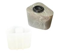 JESMONITE Stampo in silicone per lampada triangolare, 10 x 10,8 x 13,8 cm