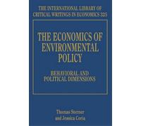 Jessica Coria The Economics of Environmental Policy (Copertina rigida)