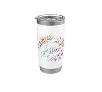Jessica Fiore Bicchiere termico in acciaio inox doppia parete