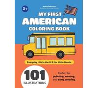 Jessica Gabrielzyk My First American Coloring Book (Tascabile)