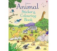 Jessica Greenwell Animal Sticker and Colouring Book (Tascabile)
