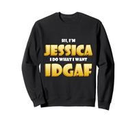 Jessica Joke IDGAF Meme Funny Halloween Costume for Jess Felpa