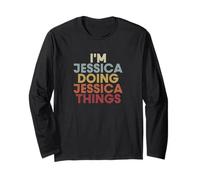 Jessica Name Jessica Personalized Name First Given Maglia a Manica