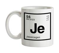 Jessica - Periodici Elemento Mug - Cognome - Famiglia - Nome - Tè - Caffè