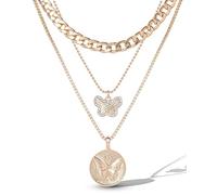Jessica Simpson COSTUME COLLANA SET 16/17/44,5 cm+7,6 cm, PIETRA DI VETRO