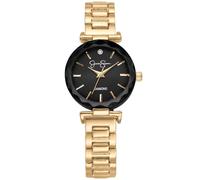 Jessica Simpson Diamond Collection Orologio da donna, classico, al quarzo, cinturino in metallo, quadrante rotondo sfaccettato in cristallo, elegante orologio da donna