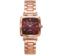 Jessica Simpson Diamond Collection Orologio da donna con quadrante quadrato, cinturino in metallo, movimento al quarzo, elegante orologio elegante