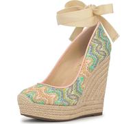 Jessica Simpson donna Zexie, Rafia Blu Verde, 35 EU