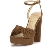 Jessica Simpson Immie, Sandali con Plateau Donna, Marrone zaffaro, 38 EU
