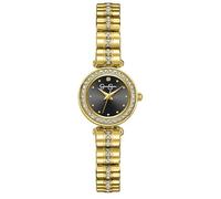 Jessica Simpson Orologio da donna con cinturino in metallo, quadrante rotondo in cristallo, movimento al quarzo, elegante orologio da donna