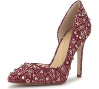 Jessica Simpson Prizma D'Orsay Pump, Scarpe décolleté Donna, Stampa Bandana Granada Bianca, 38 EU