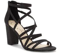 Jessica Simpson Stassey Block Heel Strappy Sandal, Tacco Donna, Nero, 36 EU