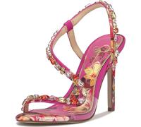 Jessica Simpson Women's Jaycin Embellished Heeled Sandal, Pink Combo, 6