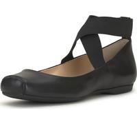Jessica Simpson Women's Mandays Ballet Flat, Black, 5 M US