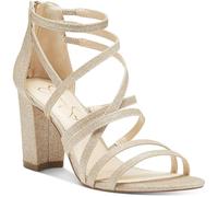 Jessica Simpson womens Stassey Heel Sandal Pump, Champagne, 6.5 US