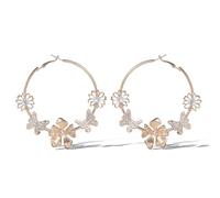 JESSICA SIMPSON YG PLT imitazione di moda con pietra a forma di farfalla e fiore