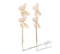 JESSICA SIMPSON YG PLT imitazione di moda con pietra a forma di farfalla e fiore, Costume, Nessuna pietra preziosa