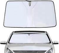 Jessica88 Parasole Auto per VW Polo V (6R, 6C) 2011 2012 2013 2014 2015 2016 2017 2018, Contro I Raggi UV Pieghevole e Portabil, Protezione della Privacy, Parasole Auto Bambin, Accessori Auto,White
