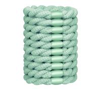 JessLab Elastici per Capelli Donna, Fasce Elastiche Resistenti, Accessori per Capelli Delicati e Senza Danni per Tutti i Tipi di Capelli, Verde Chiaro
