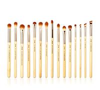 Jessup Brand 15pz Bellezza Pennelli in Bambù Trucco Professionale Set di Trucco Pennelli Ombretto Linea Definizione Ritocco T137