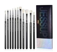 Jessup pennelli ombretto 11 pz pennelli occhi pennelli make up pennelli trucco professionale ombretti indispensabili Ombretto Smoky Blending Matita definire piega precisione Nero Argento T340