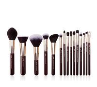Jessup Set di 15 pennelli da trucco professionali per occhi, sopracciglia, labbra, ombretto, eyeliner e altri cosmetici, T283