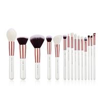 Jessup Set di 15 pennelli da trucco professionali per occhi, sopracciglia, labbra, ombretto, eyeliner e altri cosmetici, T220