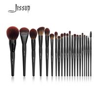 Jessup Set di pennelli per trucco 3-21 pezzi Premium sintetico grande fondotinta in polvere correttore ombretto eyeliner spoolie in legno T271
