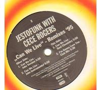 Jestofunk With Rogers,Ce Ce - Can we live-Remixes '95 (Joke, 4 tracks, with Ce Ce Rogers) / Vinyl Maxi Single [Vinyl 12'']