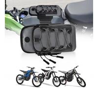 JESTOP Borsa portaoggetti per Sur-Ron Light Bee X / Segway, Dirt Bike Front Frame Bag Borsa con cinturino per batteria per telefono cellulare, carta, auricolari, grigio