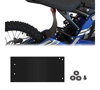 JESTOP Parafango posteriore, parafango posteriore per assorbimento degli urti e parafango paraspruzzi posteriori, copertura antipolvere ammortizzante, 11.2 × 5.3'', nero