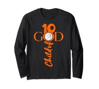 JESUS 10 ANNI CHILD OF GOD BASKETBALL 10° COMPLEANNO Maglia a Manica