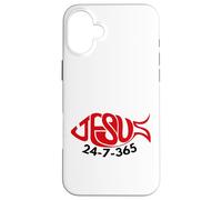 Jesus 24-7-365 Custodia per iPhone 16 Plus