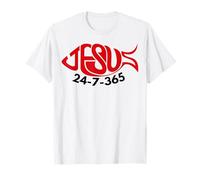Jesus 24-7-365 Maglietta