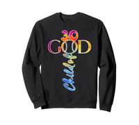 JESUS 30 ANNI CHILD OF GOD BASEBALL 30 COMPLEANNO Felpa